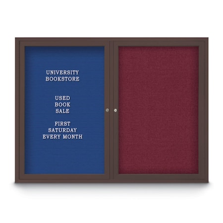 United Visual Products Corkboard, 24"x36", Pearl/Black UV402PLUS-BLACK-PEARL